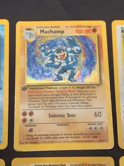 Vintage Holo Rare Pokemon Card Lot WOTC 1999 - Base Set, Jungle, Fossil - MP/HP - Image 3