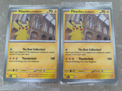 Pikachu At The Museum Jumbo Promo card x2 [NEW SEALED][2 CARDS] - Image 1