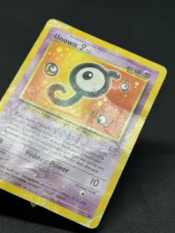 Pokemon Unown J 38 WOTC Promo Black Star TCG Card - Image 2