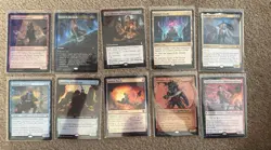 magic the gathering 10 card lot,black market connections/academy manufactor foil - Image 1