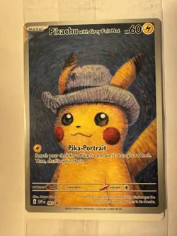 Pikachu Van Gogh Card – Sealed – Mint – Exclusive Pokemon Center Promo 2023 - Image 2