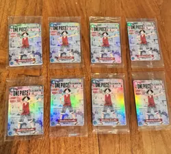Bandai Namco Monkey D. Luffy Holo Card Lot 8 College Basketball US Voyage - Image 2