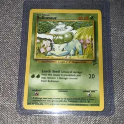 Bulbasaur 67/130 Base Set 2 Non-Holo Regular Common Unlimited Pokemon Card TCG - Image 2