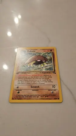 Pokemon TCG Kabuto Fossil 1st Edition Common Card 50/62 NM/LP - Image 2