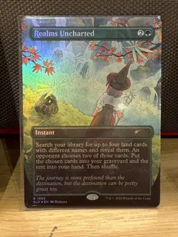 Mtg Secret Lair— Realms Uncharted — Foil —NM - Image 1