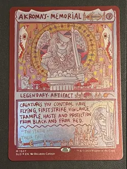 Mtg Secret Lair— Akroma’s Memorial—Foil—NM - Image 1