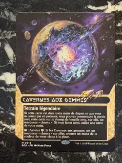 MTG EOS Borderless Stellar Sights 16 — Gemstone Caverns FR — NM French - Image 1