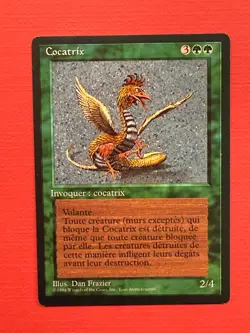 MTG 3rd Edition — Cocatrix French FBB — NM - Image 1