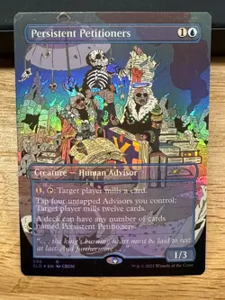 Mtg Secret Lair— Persistent Petitioners 596 Foil—NM - Image 1
