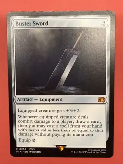 Mtg FIN Final Fantasy — Buster Sword — NM - Image 1