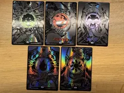 Mtg Secret Lair Spider Man Full Set Mana Symbiote Land— Raised Foil —NM - Image 1