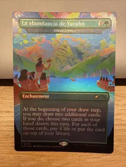 Mtg Secret Lair Spanish — Sylvan Library — Foil — NM - Image 1