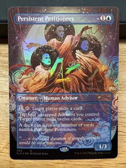 Mtg Secret Lair— Persistent Petitioners 599 Foil—NM - Image 1