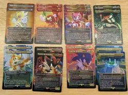 Mtg Secret Lair x Sonic: Friends & Foes Set (1) — Foil —NM - Image 1