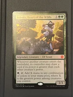 Mtg Conspiracy CN2— Selvala, Heart Of The Wilds —Foil—EX+ - Image 1