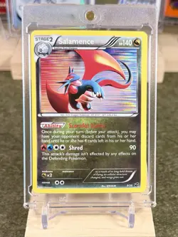 🔥 Salamence 8/20 Dragon Vault Holo 🔥 RARE 2012 Pokemon NM/M - Image 1