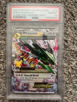 Pokemon TCG Rayquaza 76/108 Celebrations Classic Collection PSA 10 - Image 1