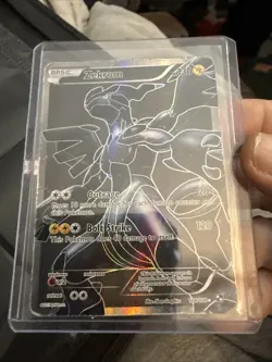 Pokemon TCG: Zekrom 114 Full Art Ultra Rare 114/114 Black and White Damaged Z29 - Image 1