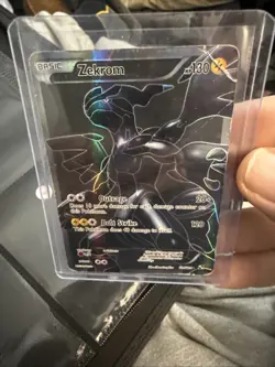 Pokemon TCG: Zekrom 114 Full Art Ultra Rare 114/114 Black and White Damaged Z29 - Image 2