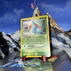 Masquerain - 39/107 Pokemon Deoxys - Reverse Holo / Stamped LP - Image 2