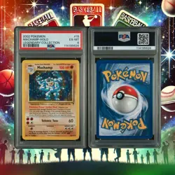 2002 Pokemon Legendary Collection Machamp 15/110 Holo PSA 6 - Image 1