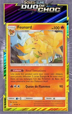 Feunard - SL09:Duo De Choc - 16/181 - Carte Pokemon Francaise - Image 1