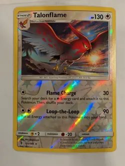 Talonflame 111/145 Guardians Rising Pokemon Reverse Holo Foil Nice! - Image 1