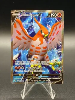 Pokemon SWSH04: Vivid Voltage Talonflame V (Full Art) 168/185 NM - Image 1