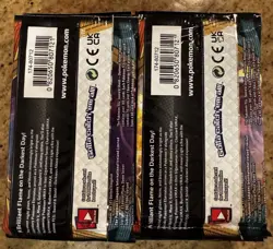 20x Pokemon TCG Sword & Shield Darkness Ablaze Loose Booster Packs Sealed - Image 4