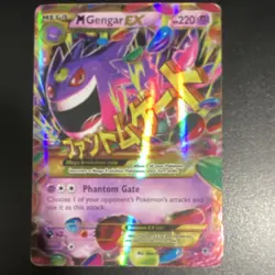 Pokemon M Gengar EX 121/119 Mega Secret Rare Holo 220 HP XY - Phantom Forces - Image 1