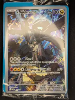 Pokemon TCG N’s Zekrom MEP031 Black Star Promo - Image 1