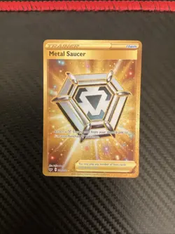 Pokemon Metal Saucer 214/202 Sword & Shield Base Set NM - Image 1