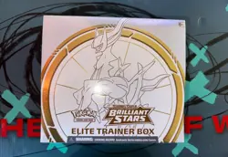 2022 Pokemon Sword Shield Brilliant Stars ELITE TRAINER BOX factory SEALED 820650850127 - Image 1