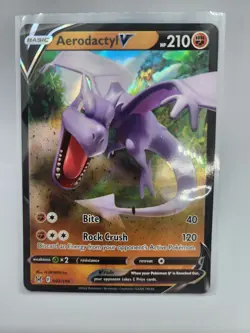 Aerodactyl V 092/196 - Pokemon TCG SWSH Lost Origin - NM Ultra Rare FULL ART - Image 1