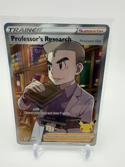 Professor’s Research Full Art 024/025 Celebrations Pokemon - Image 1