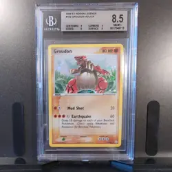 Groudon Holo 102/101 BGS 8.5 - 2004 Pokemon EX Hidden Legends - Image 1