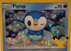 Pokemon TCG Piplup 20/25 HOLO McDonald 2021 Promo 25th Anniversary (MINT/NM) - Image 5