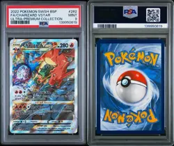 2022 POKEMON SWSH ULTRA-PREMIUM COLLECTION #262 FULL ART/CHARIZARD VSTAR PSA 9 - Image 3