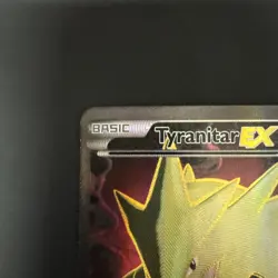 Pokemon TYRANITAR EX 91/98 (Full Art Ultra Rare) Ancient Origins - Image 3