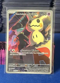 Pokemon TCG Ascended Heroes Team Rocket’s Mimikyu 238/317 Illustration Rare MINT - Image 1