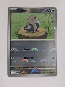 Pidove (Poke Ball Pattern) 071/086 - Sv: Black Bolt Holo Pokemon TCG NM - Image 1