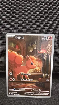 Pokemon Mega Evolution - MEG - Vulpix 138/132 IR Illustration Rare - NM - Image 1
