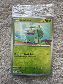 Pokemon 151 Bulbasaur Best Buy Promotional 001 Sealed - Image 1