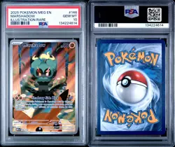 2025 POKEMON MEG EN-MEGA EVOLUTION ILLUSTRATION RARE #146 MARSHADOW PSA 10 - Image 3