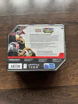 MINT Pokemon TCG Scarlet Violet-Paldean Fates Tin Shiny Charizard ex Sealed Rare - Image 4