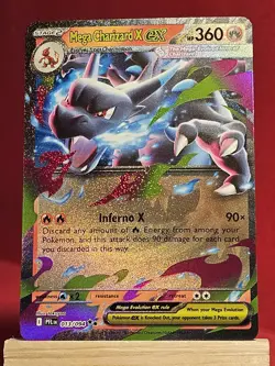 Mega Charizard X ex 2025 Pokemon Phantasmal Flames - PFL EN #013/094 Double Rare - Image 1