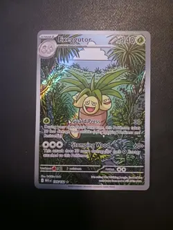 Pokemon TCG Exeggutor 135/132 Illustration Rare Mega Evolution - Image 1