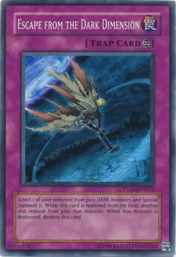 Escape from the Dark Dimension - PTDN-EN072 - Super Rare - Unlimited Edition - L - Image 1