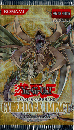 Yugioh Cyberdark Impact 1st Edition Booster Pack Brand New & Sealed - Image 1
