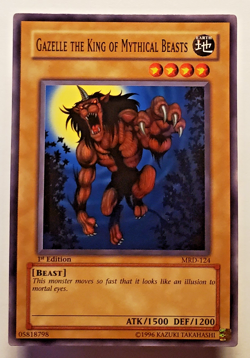 Yu-Gi-Oh! Gazelle the King of Mythical Beasts MRD-124 Metal Raiders 1st ed. NM - Image 1